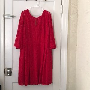 Red Lace Dress